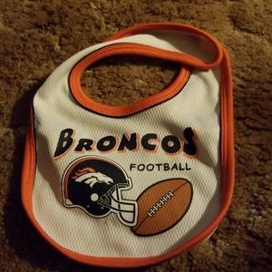Denver Broncos baby bib